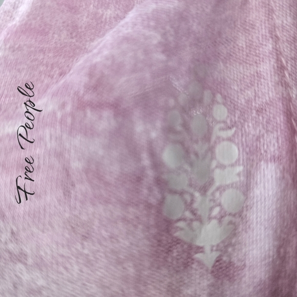 NWT FPMovement Burnout Acid Wash Flowy Tank Top in light pink purple - Picture 7 of 7